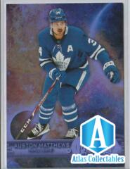 Auston Matthews 2020-21 Skybox Metal 1997-98 Retro Spectrum Purple #/199